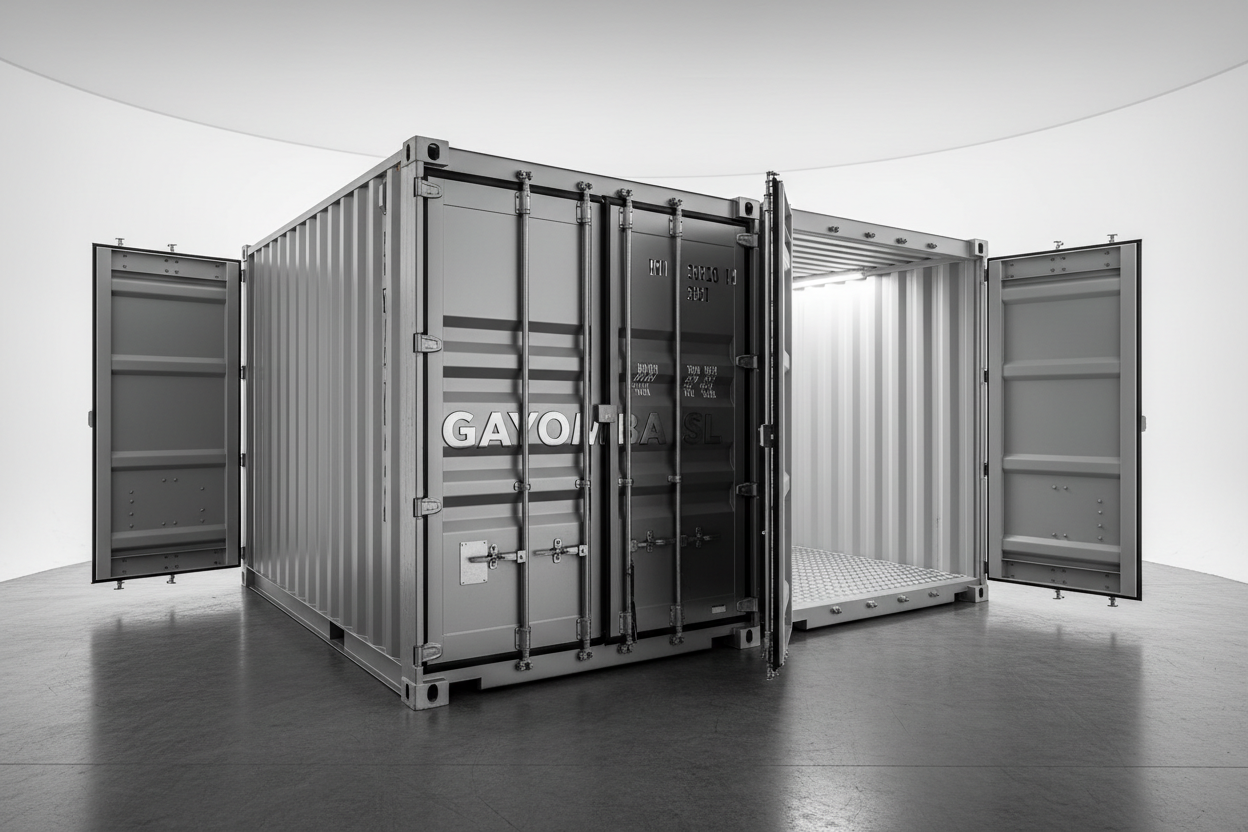 Contenedores con puertas laterales